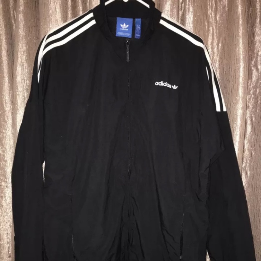 Adidas men’s large black jacket